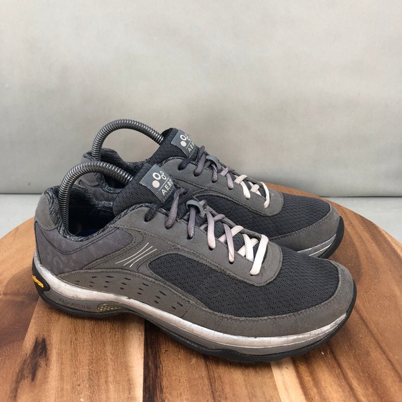 ABEO AERO Alesti Charcoal Gray Vibram Walking Shoes Womens Size 9 - Picture 1 of 8
